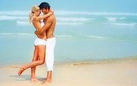 pic for Lovely Couple On Beach 